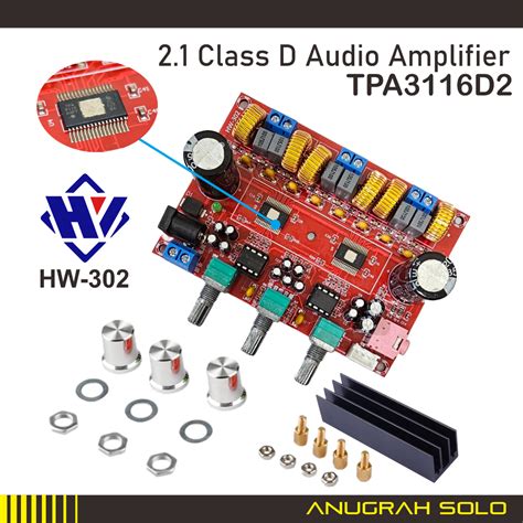 Jual Power Audio Amplifier Class D Tpa D X W W V Hw