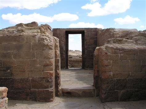 Karanis South Temple A Side Doorway Heather Mccarthy Flickr