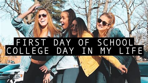 First Day Of College Sophomore Year College Day In My Life 2018