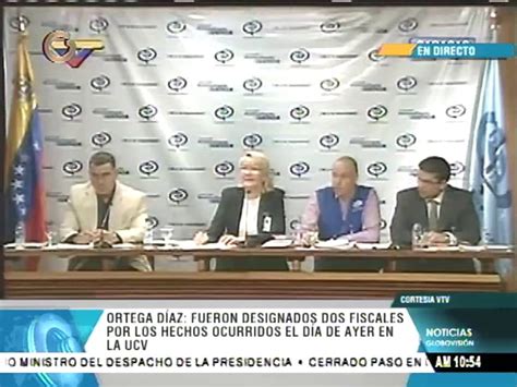 Designan A Fiscales Para Investigar Violencia En La Ucv V Deo