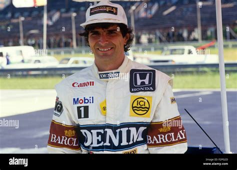 Nelson Piquet Williams Honda Formula 1 Driver 1987 Stock Photo Alamy