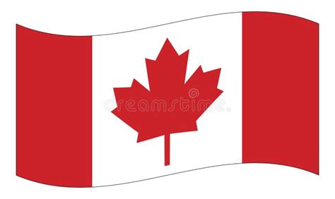 Bandeira De Canad Projeto Do Cone Do S Mbolo Do Vetor De