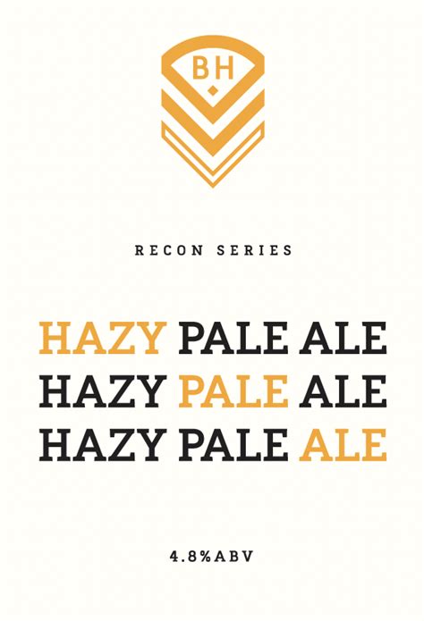 Recon Series Hazy Pale Ale Black Hops Brewing Untappd