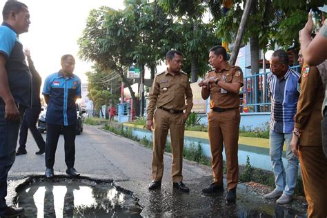 Komitmen Pj Wako Muflihun Perbaiki Jalan Rusak Akibat Proyek IPAL