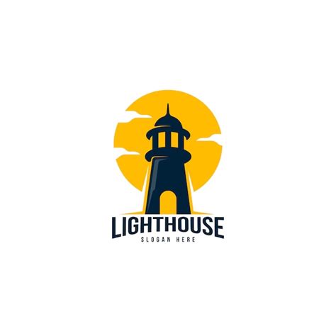 Lighthouse Logo Template Vector Premium Download