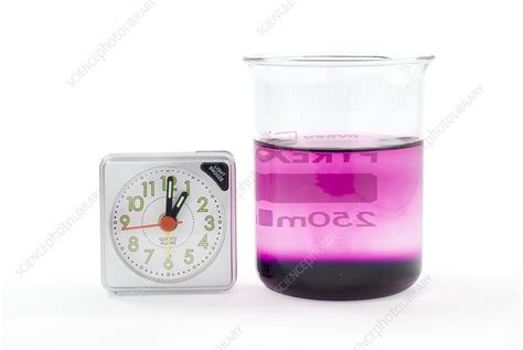 Potassium Permanganate Diffusion In Water Stock Image C024 9291