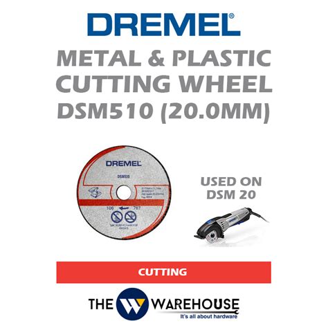 Dremel Metal Plastic Cutting Wheel DSM510 Malaysia - TheWwarehouse