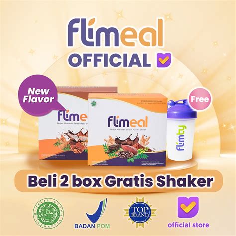 Jual Flimeal Box Isi Sachet Bpom Halal Flim Meal Meal Replacement