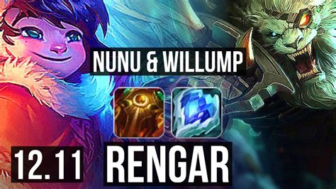 Nunu Vs Rengar Jng Rank 1 Nunu 8010 Legendary 500 Games Na