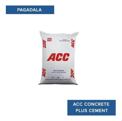 Acc Concrete Plus Cement At Rs Bag Acc Cement In Navapur Id