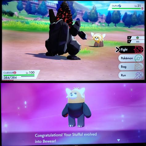 [8] Caught a 2nd shiny Stufful in the wild! Evolved the new one I caught today. 🐻 : r/ShinyPokemon