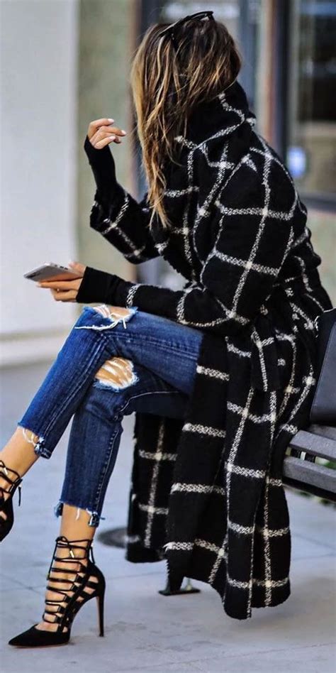 Actualizar 101 Imagen Black Trench Coat Outfit Women S Abzlocal Mx