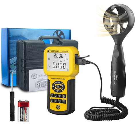 Buy HOLDPEAK 846A Digital Anemometer For CFM With LCD Display For Wind