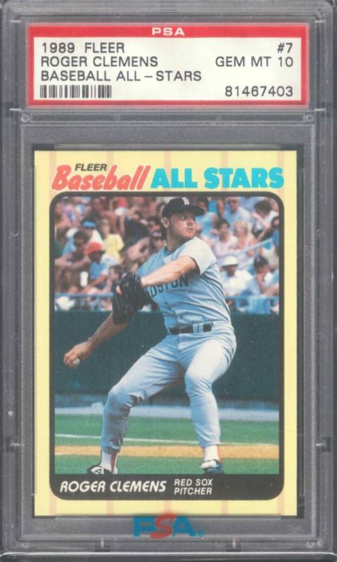 Fleer Baseball All Stars Roger Clemens For Sale Online Ebay