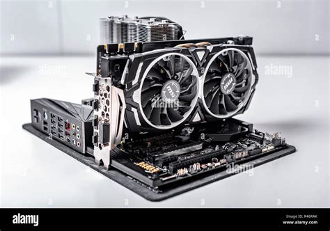 New Processor Ryzen 7 2700x And Computer Motherboard Asus Rog Crosshair