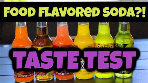 Taste Test Food Flavored Soda Youtube