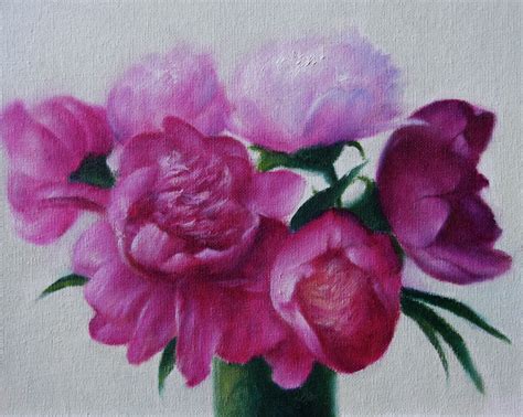 Drawings & Paintings by Jonathan Aller: "Peonies"