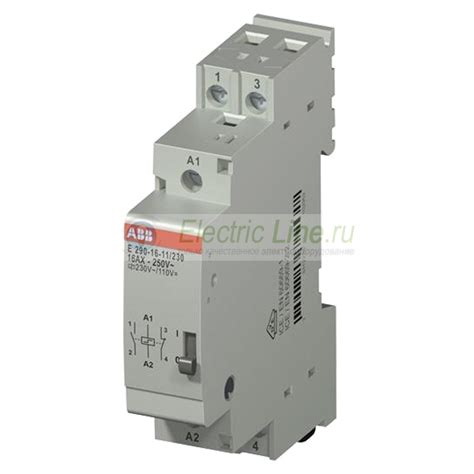 Импульсное реле E290-16-11/230 с катушкой 230V AC/ 110V DC контакты 1НО ...