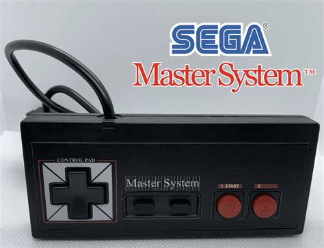 Sega Master System controller with built-in pause button : r ...