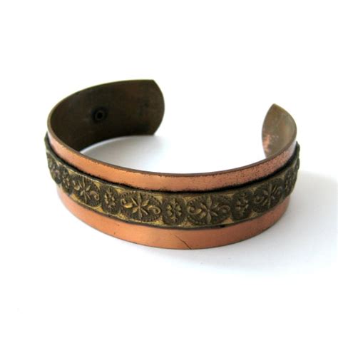 Hammered Solid Copper Cuff Bracelet Southwest Jewelr Gem