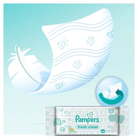 Pampers Fresh Clean nedves törlőkendő 8 4 ingyen 12x64 darab eMAG hu