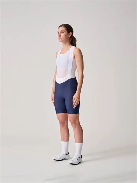 Maap Women S Short Team Bib Evo Navy White Eat Sleep Cycle Shop