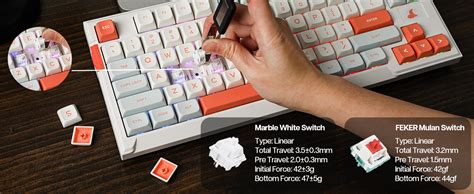 Epomaker X Feker Ik Plus Gasket Mounted Mechanical Keyboard Hot Swappable Ghz Bluetooth