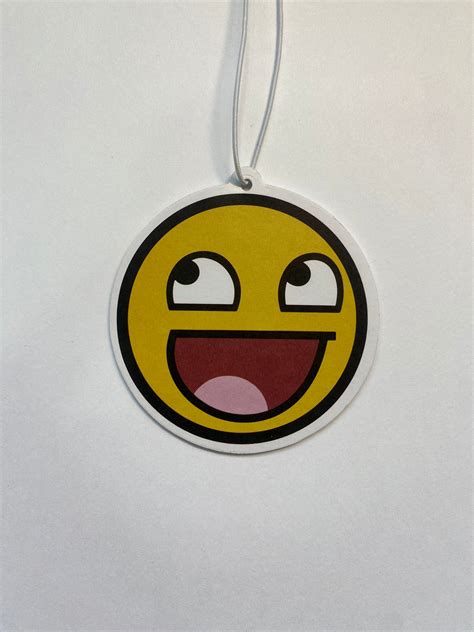 Awesome Face, Meme, Smiley Scented Tree / Air Freshener - Etsy