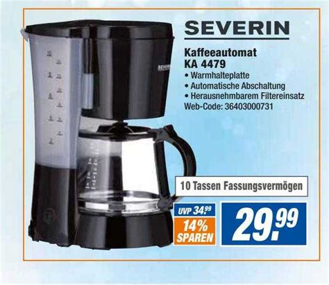 Severin Kaffeeautomat Ka 4479 Angebot Bei Expert Octomedia 1Prospekte De