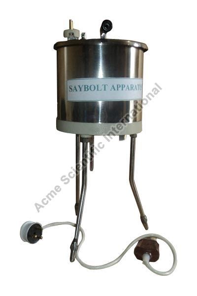 Saybolt Viscometer Apparatus Manufacturer Supplier From Delhi