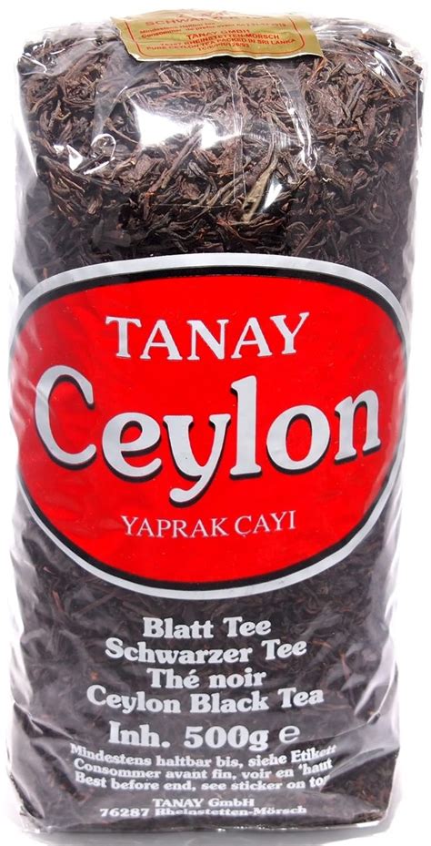 Tanay Schwarztee Ceylon Tee 500g Amazon de Lebensmittel Getränke