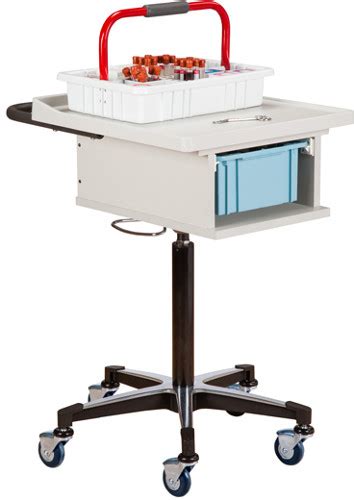 Model 67100 Single Bin Phlebotomy Cart