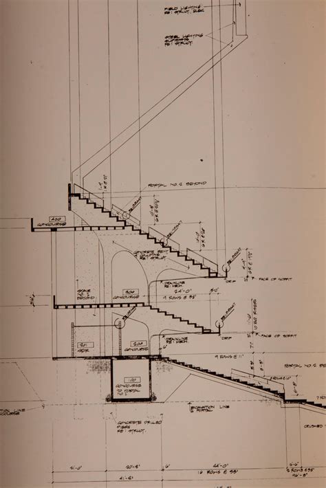 Sold Price Kauffman Stadium Architectural Blueprints 1969 March 6