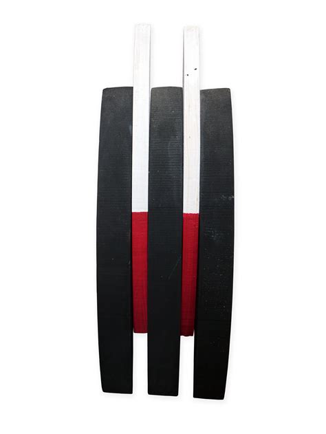 Scott Woodard - “Minimal 2” Black and White Geometric Abstract Wooden