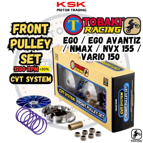 CNY SALETOBAKI RACING FRONT PULLEY SET CVT CYCLONE EGO AVANTIZ