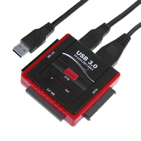 Cabo Adaptador Conversor Usb 2 0 P Ide Mini Ide Sata Fonte 3 Em 1