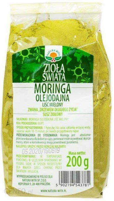 Herbata Nowo Natura Wita Moringa Olejodajna Li Mielony Ceny I