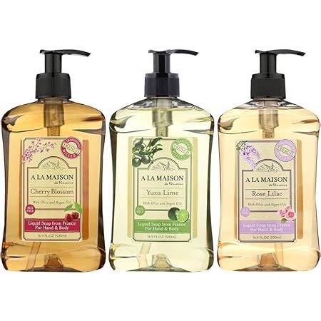 Amazon A LA MAISON Honeysuckle Liquid Hand Soap Triple French