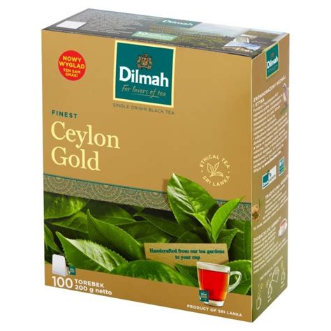 Herbata Czarna Ceylon Gold Dilmah 100 Sztuk X 2 G Sklep