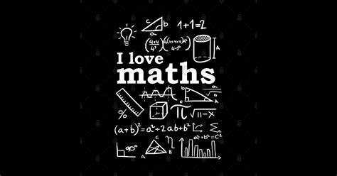 I Love Maths Maths Sticker Teepublic