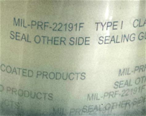 MIL PRF 22191 Materials Performance Spec