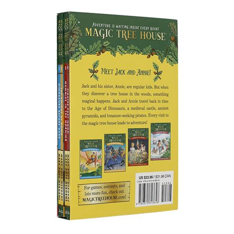 神奇树屋 1 4盒装英文原版 Magic Tree House Boxed Set Books 1 4玛丽波奥斯本青少年课外英语阅读读物神奇