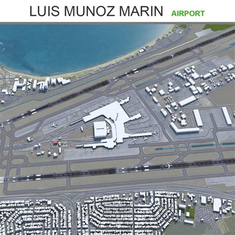 3D model Luis Munoz Marin International Airport - TurboSquid 2013563