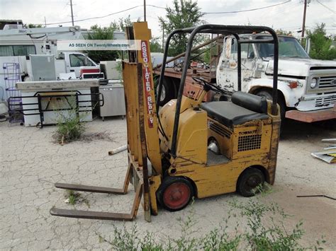 Wwii Ww2 Vintage Collector Towmotor Forklift Parts Repair Made In