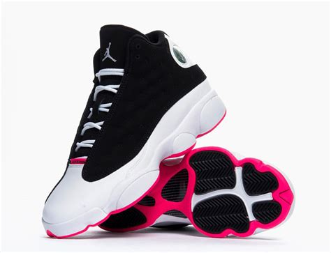 Air Jordan 13s in Black, Hyper Pink, and White | Sole Collector