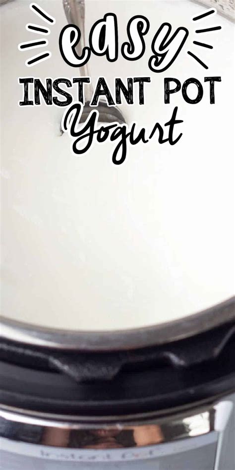 How to Make Instant Pot Yogurt (Easy Homemade Yogurt) • MidgetMomma