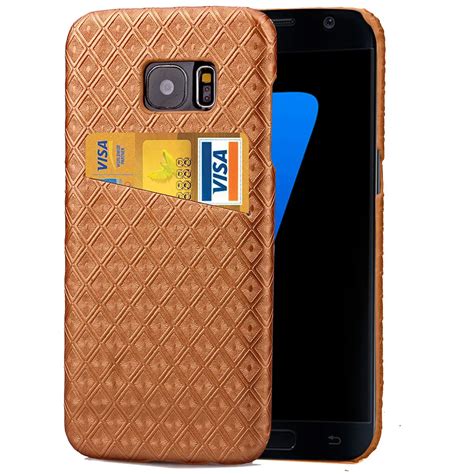 S7 Cute Diamond Pattern Case For Samsung Galaxy S7 G9300 Leather Cases Covers Function Card Slot