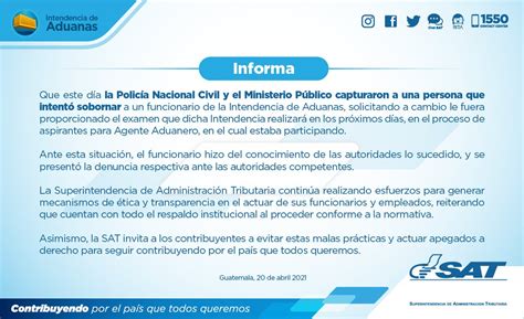 SATGT On Twitter La Intendencia De Aduanas De La Superintendencia De