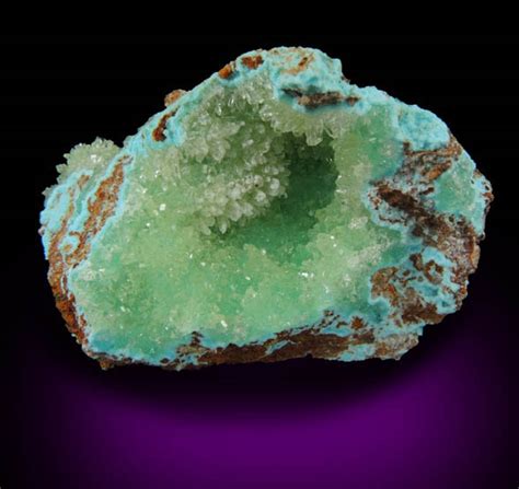 Photographs Of Mineral No 63449 Senegalite And Turquoise From