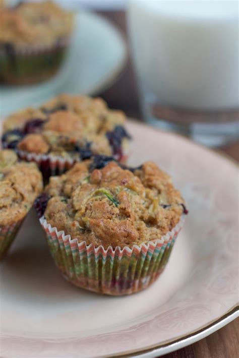 Blueberry Zucchini Muffins Recipe Blueberry Zucchini Muffins